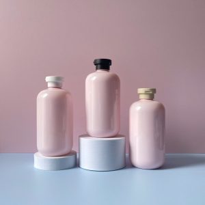 chai pet hong nap bat trang nham 500ml